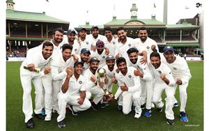 Indian Test Cricket team, the winner of Border Gavaskar Trophy at Australia (2018-2019)